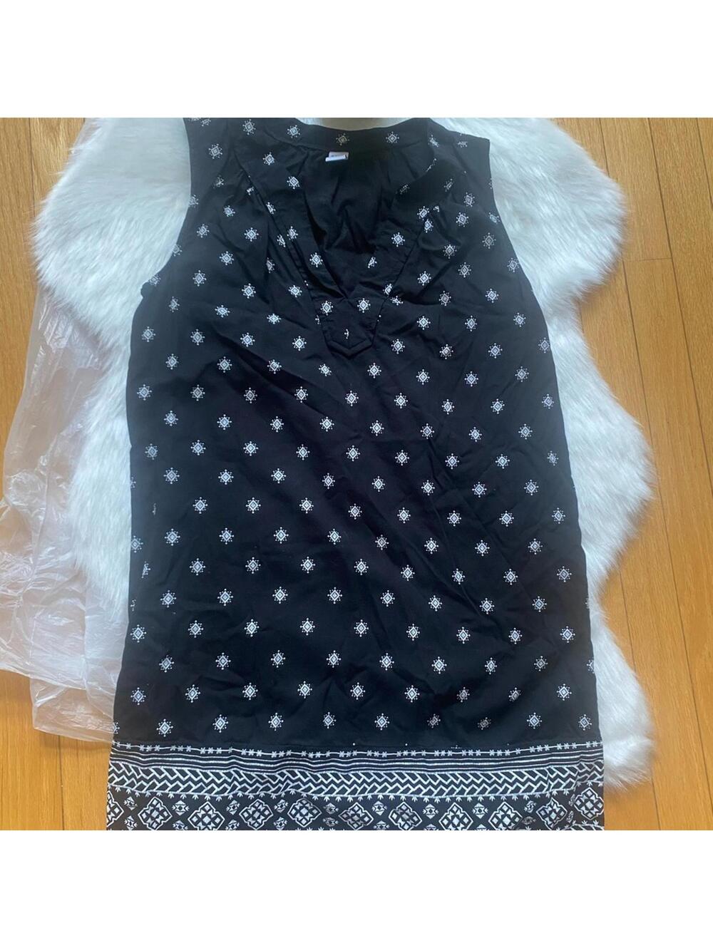 Old Navy Black and White Sheath Mini Dress XS
